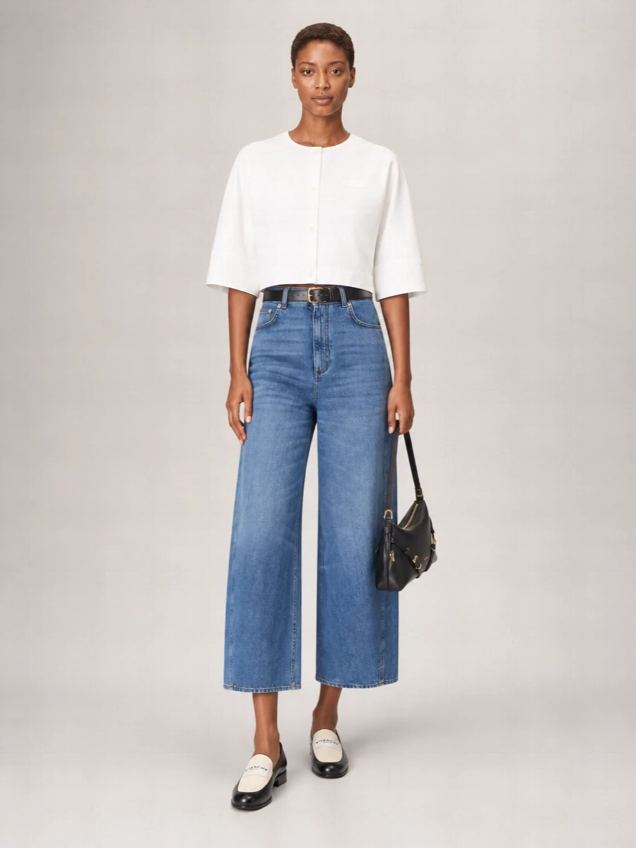 Givenchy Denim Relaxed-Fit Wide-Leg Jeans