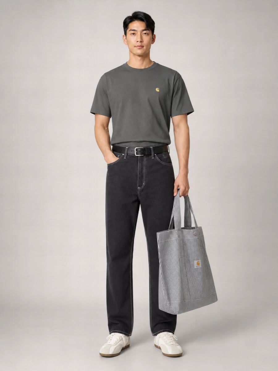 Carhartt Wip Ribbed Crew-Neck Short-Sleeve T-Shirt