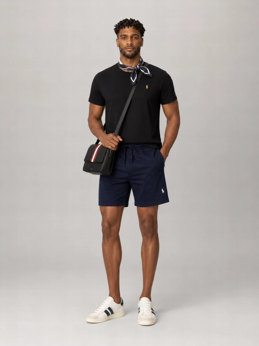 Ralph Lauren Iconic Pony Embroidered Crew Neck T-Shirt