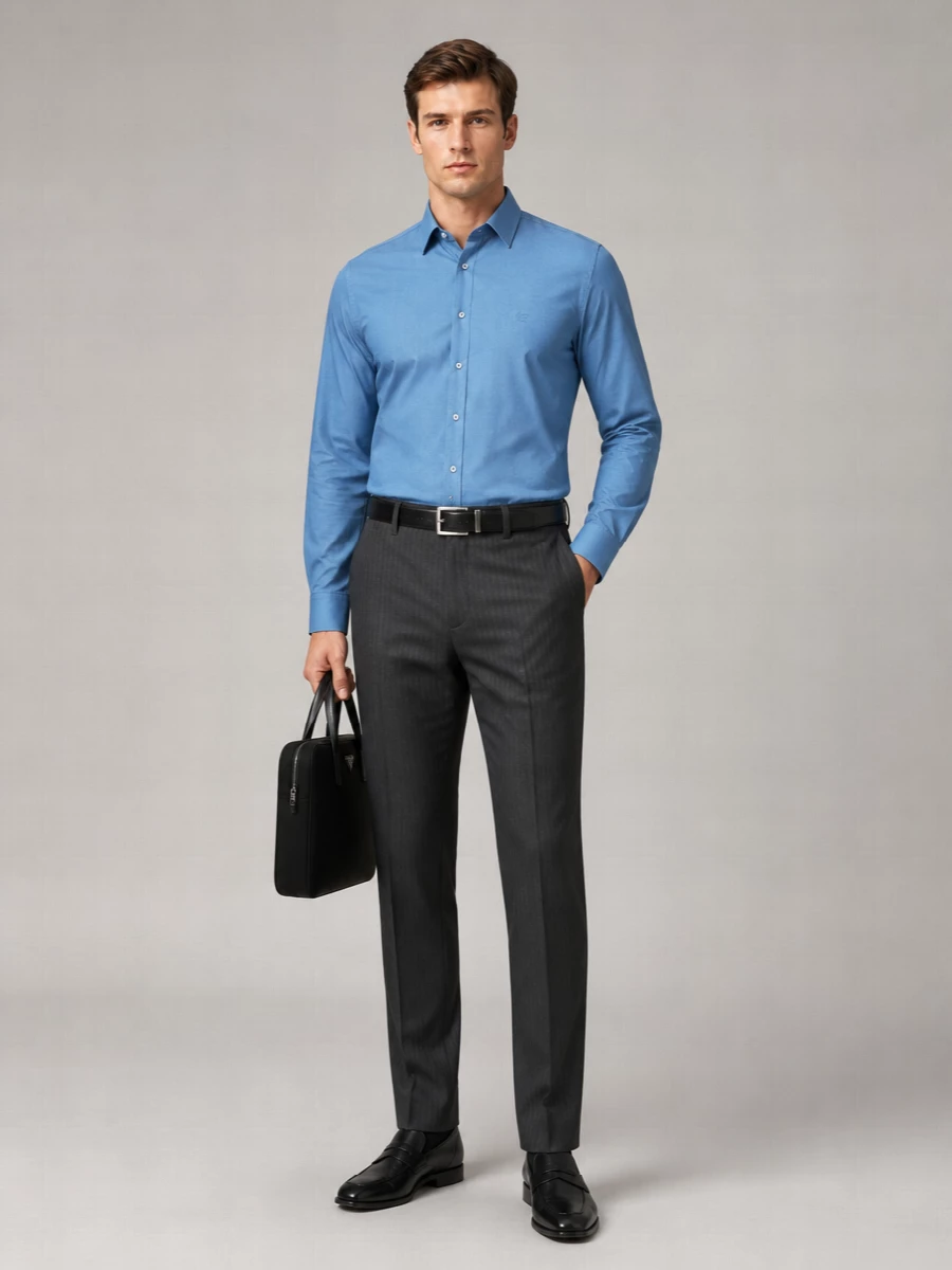 Etro Striped Wool Regular-Fit Straight-Leg Trousers