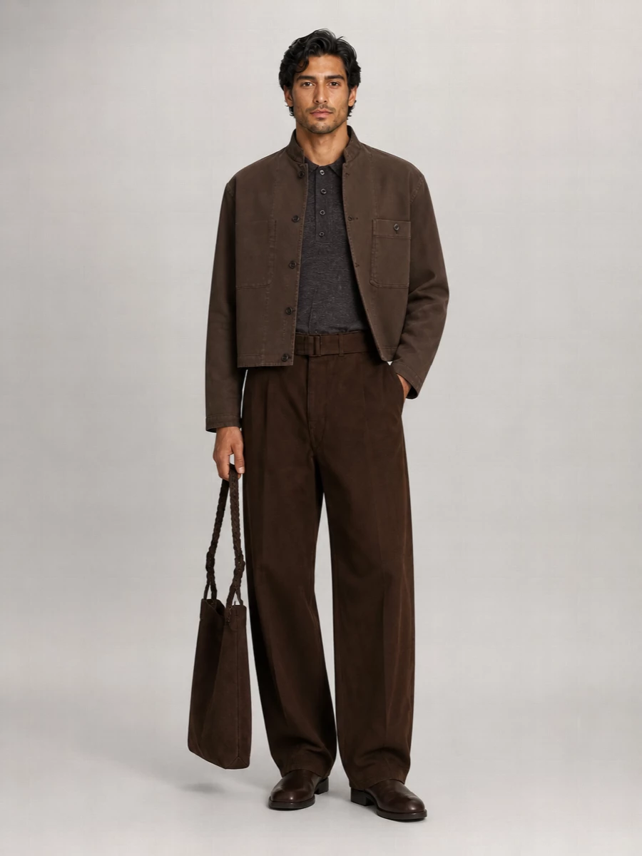 Lemaire Cotton Single Breasted Jacket