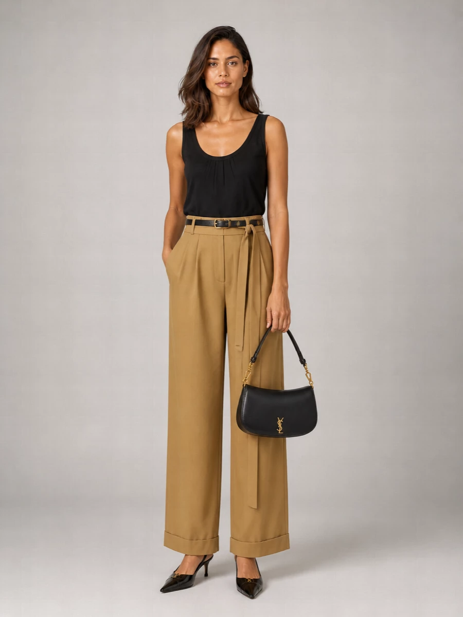 Saint Laurent Voltaire Mini Leather Shoulder Bag