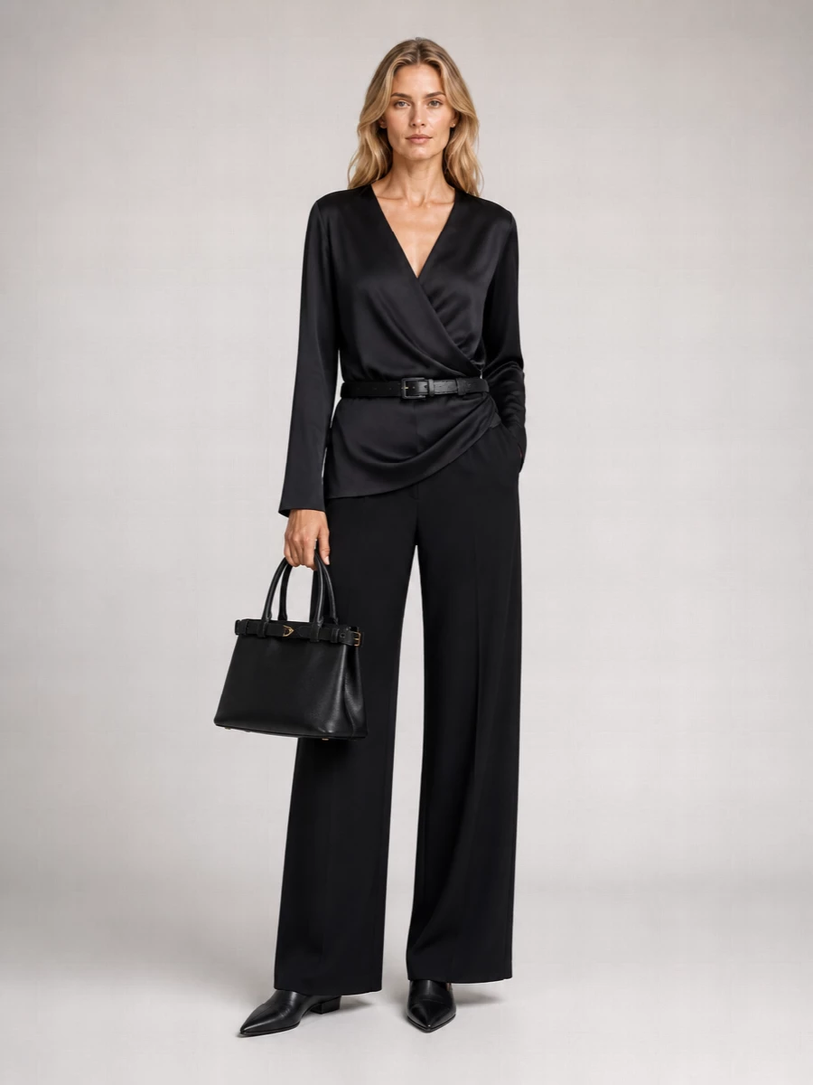 Emporio Armani Wide-Leg Pyjama Trousers