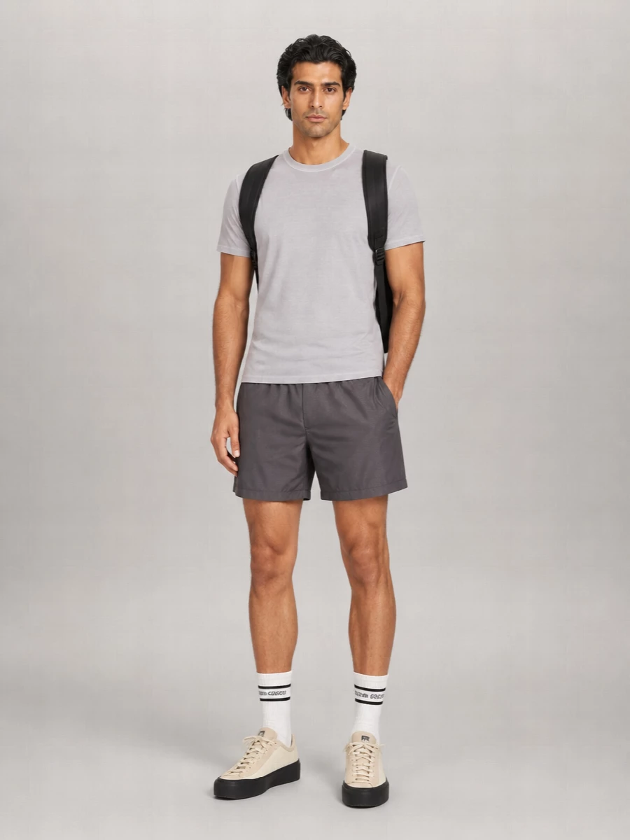 Stone Island Wide-Leg Deck Shorts