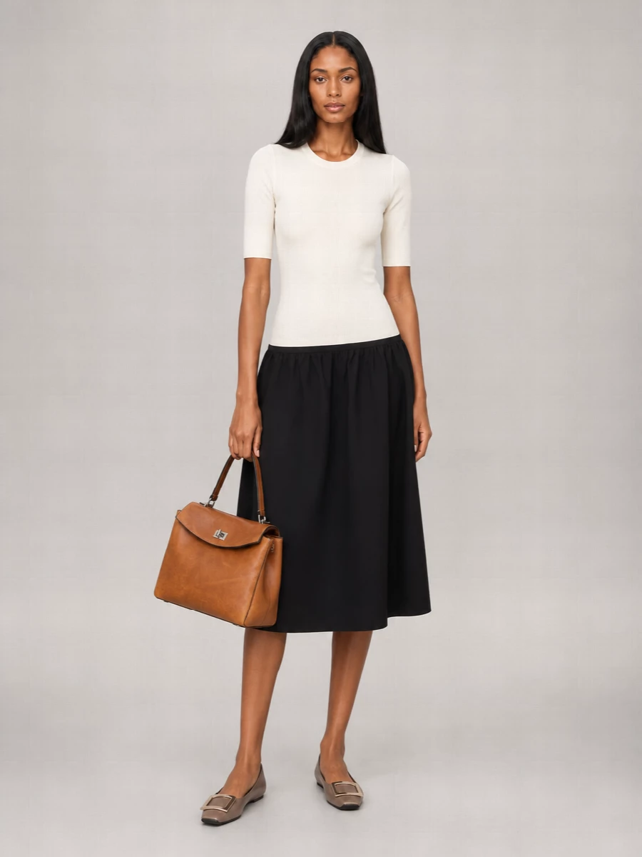 Roger Vivier Leather Ballet Flats