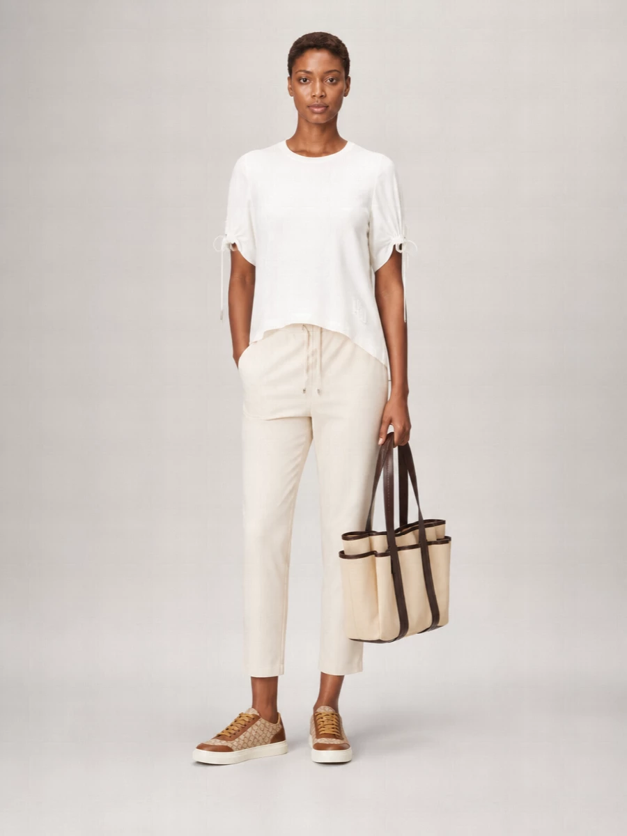 S Max Mara Virgin Wool Cropped Straight-Leg Trousers