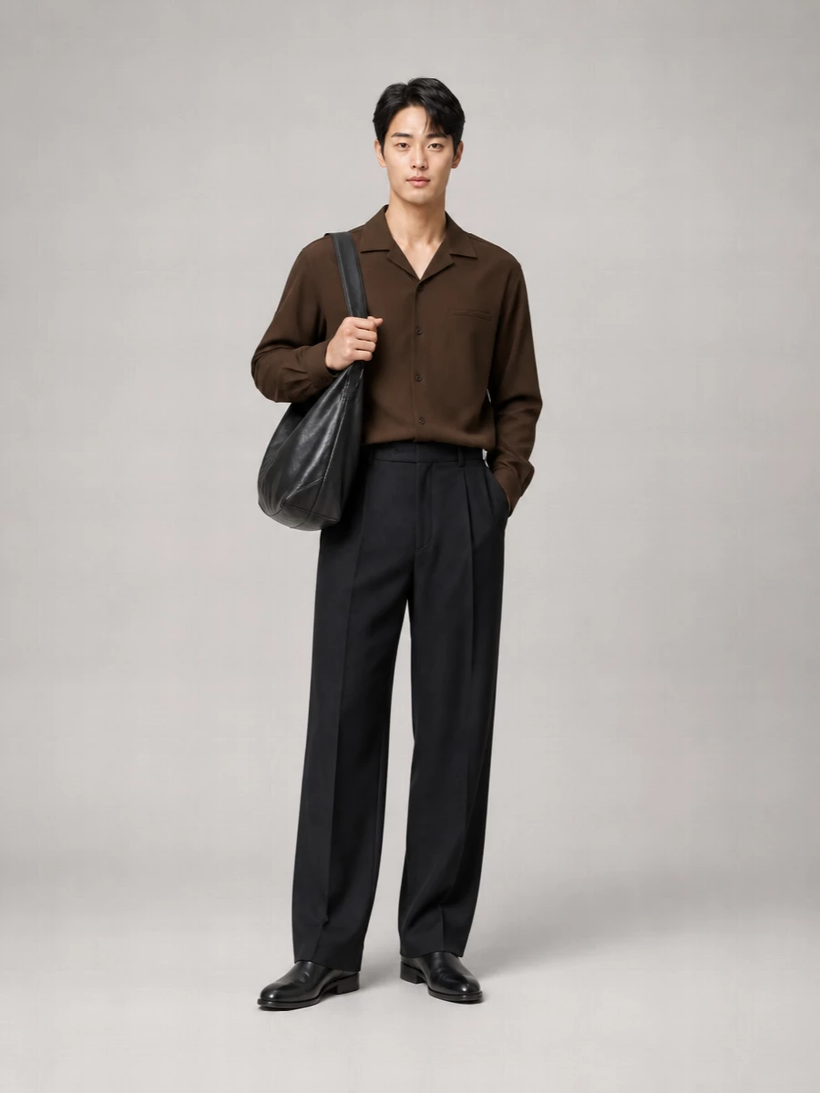 Lemaire Calfskin Leather Shoulder Bag