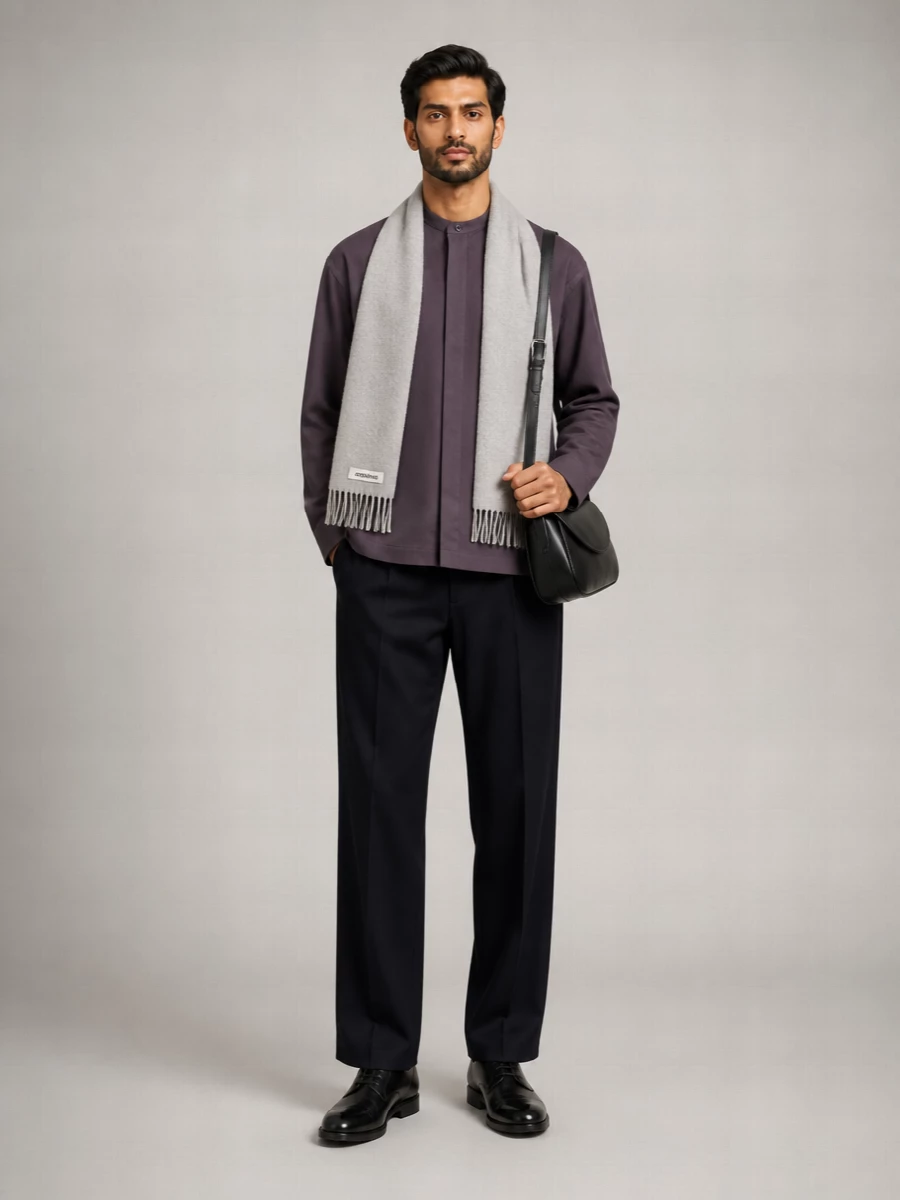 Studio Nicholson Grandad Collar Shirt