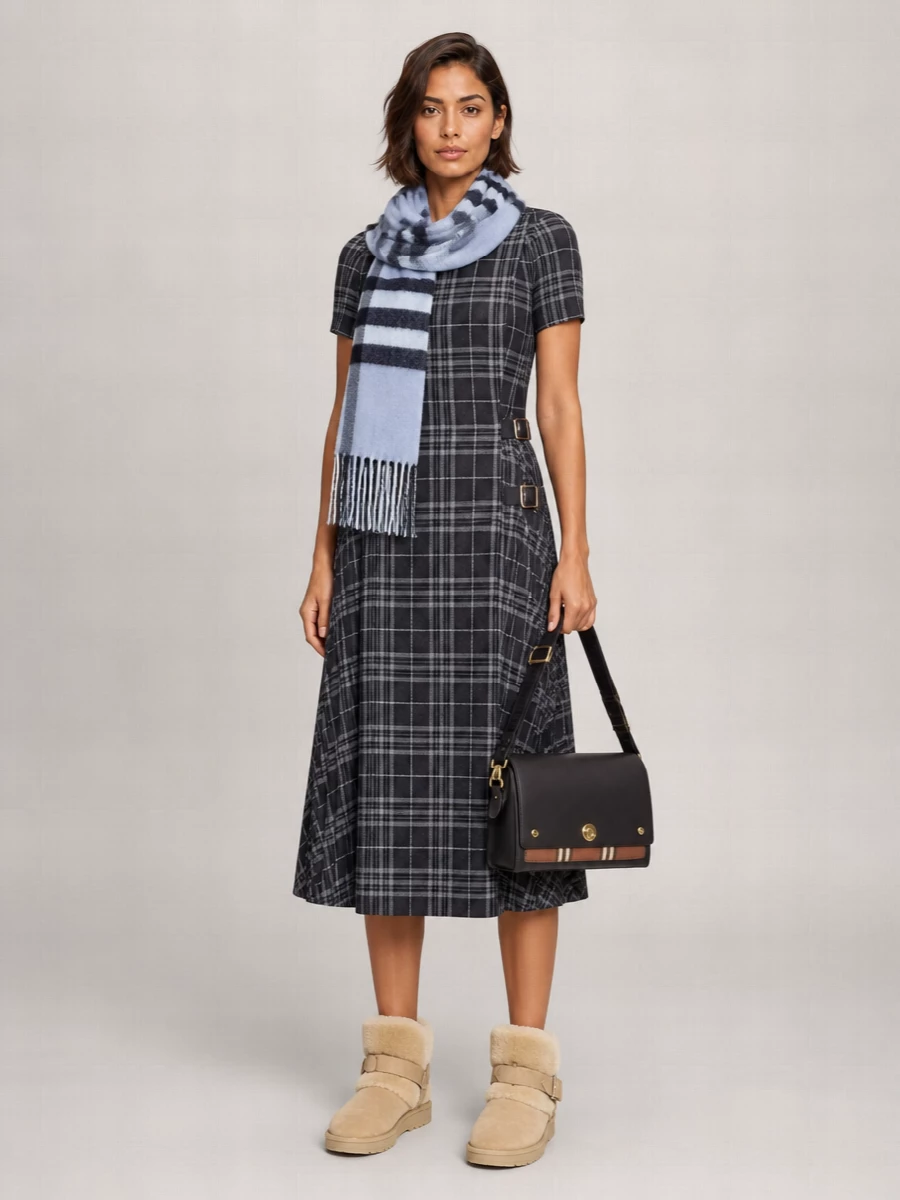 Burberry Note Bag Medium Leather Shoulder Bag