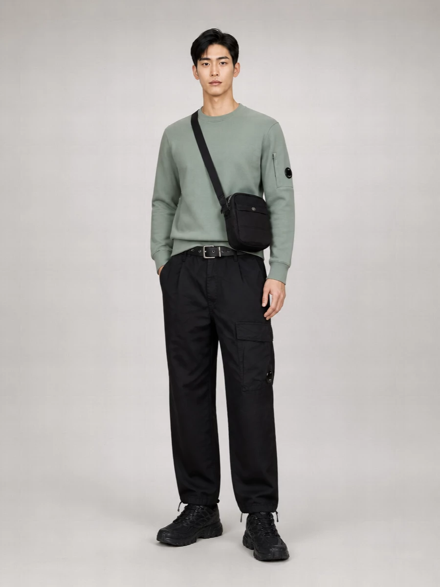 C.p. Company Cotton Boxy Cargo Pants