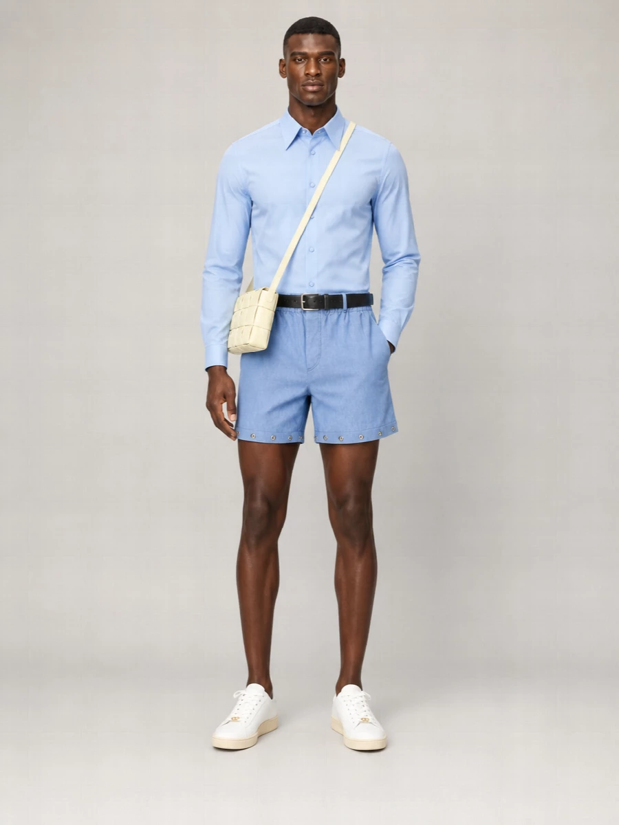 Valentino Garavani Denim Bermuda Shorts