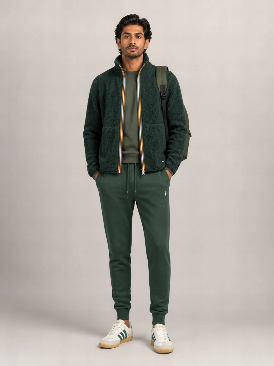 K-way high collar zip lightweight jacket