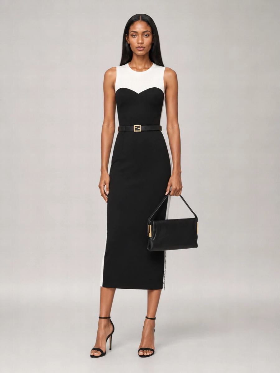 Elisabetta Franchi Midi Dress