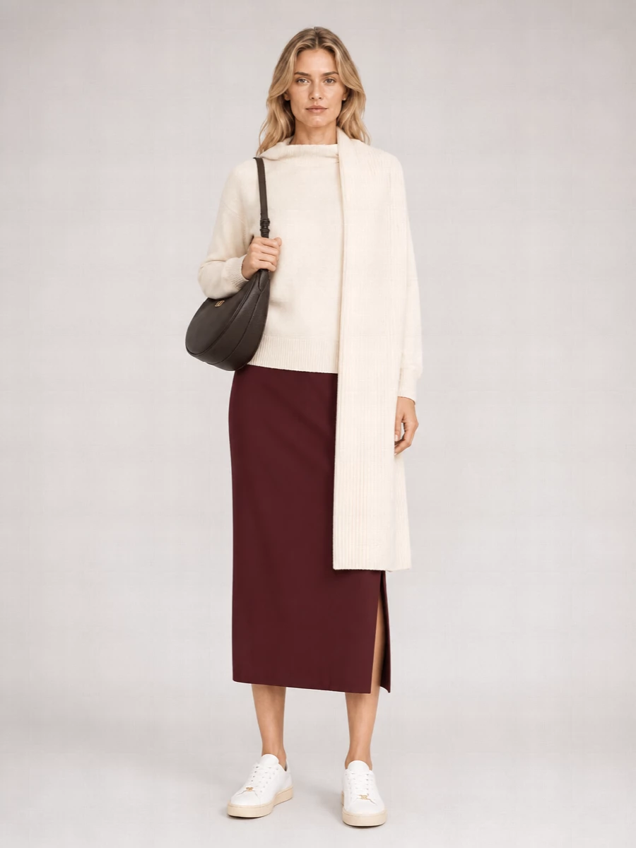 Vince Cashmere Oversized Turtleneck Sweater