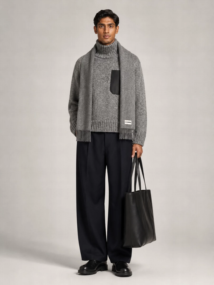 Jil Sander Leather Tote Bag