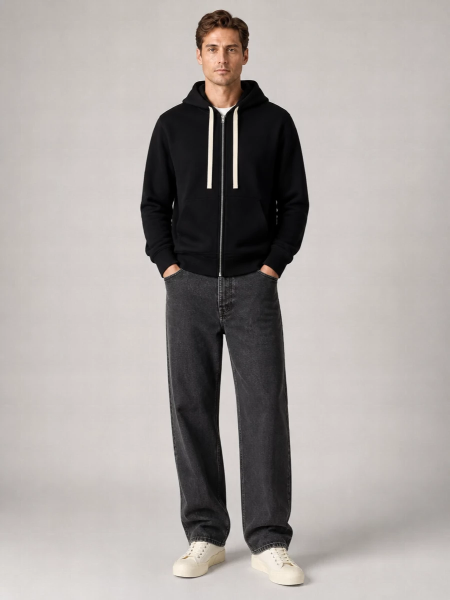 Jil Sander Cotton Hooded Jacket