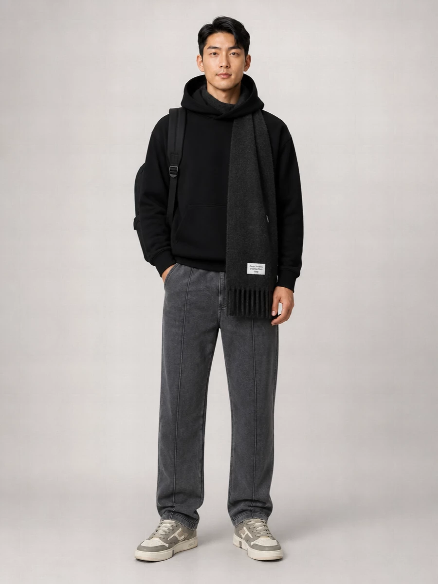 Represent Cotton Jersey Hooded Sweatshirt