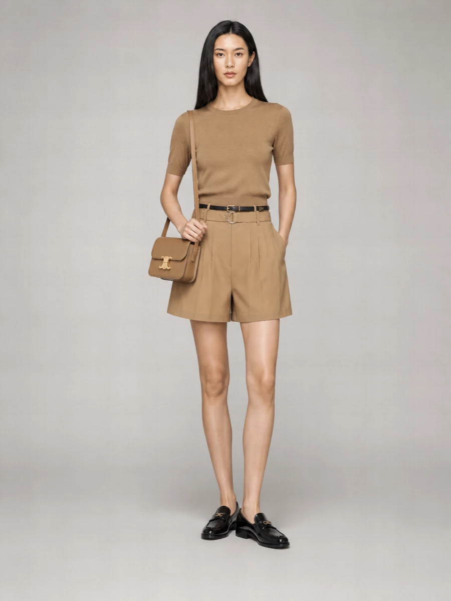 Prada Cotton Tailored Shorts