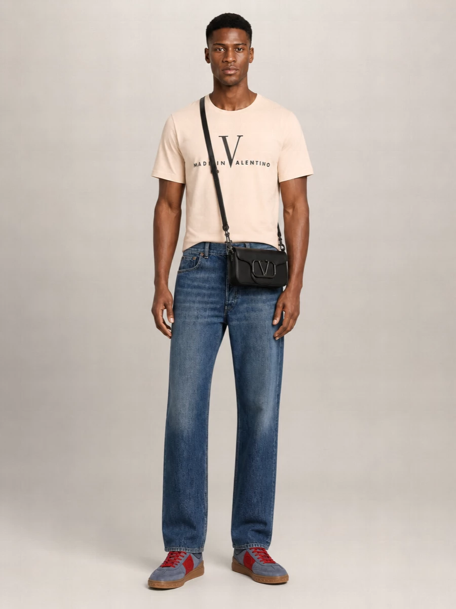Valentino Garavani Leather Low-Top Sneakers