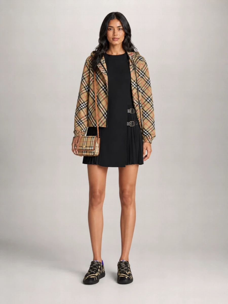 Burberry Embroidered Single-Breasted Coat