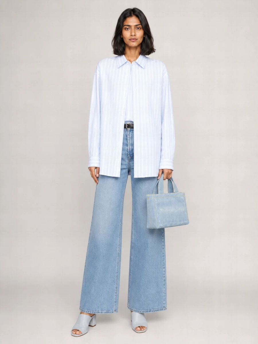 7 For All Mankind Denim High-Rise Flared Jeans