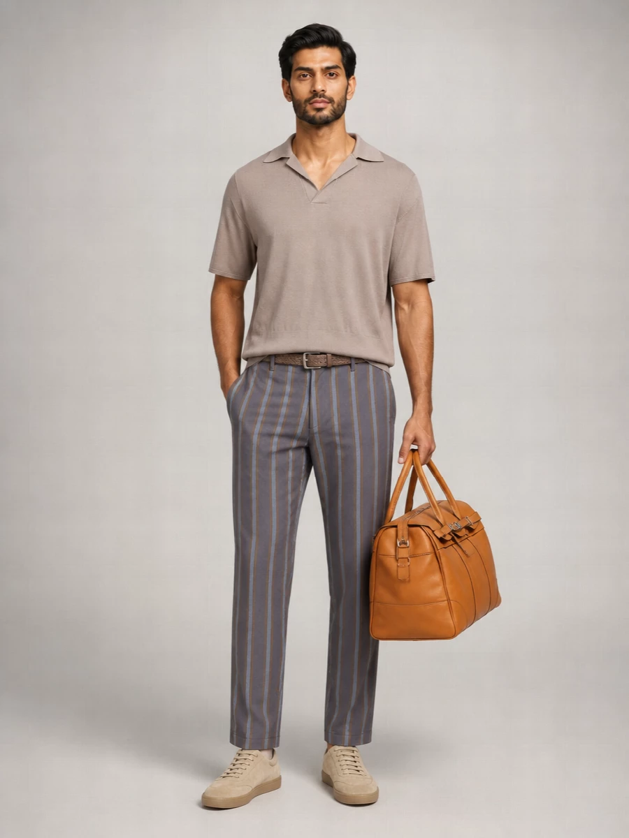 Uma Wang Linen Straight-Leg Trousers