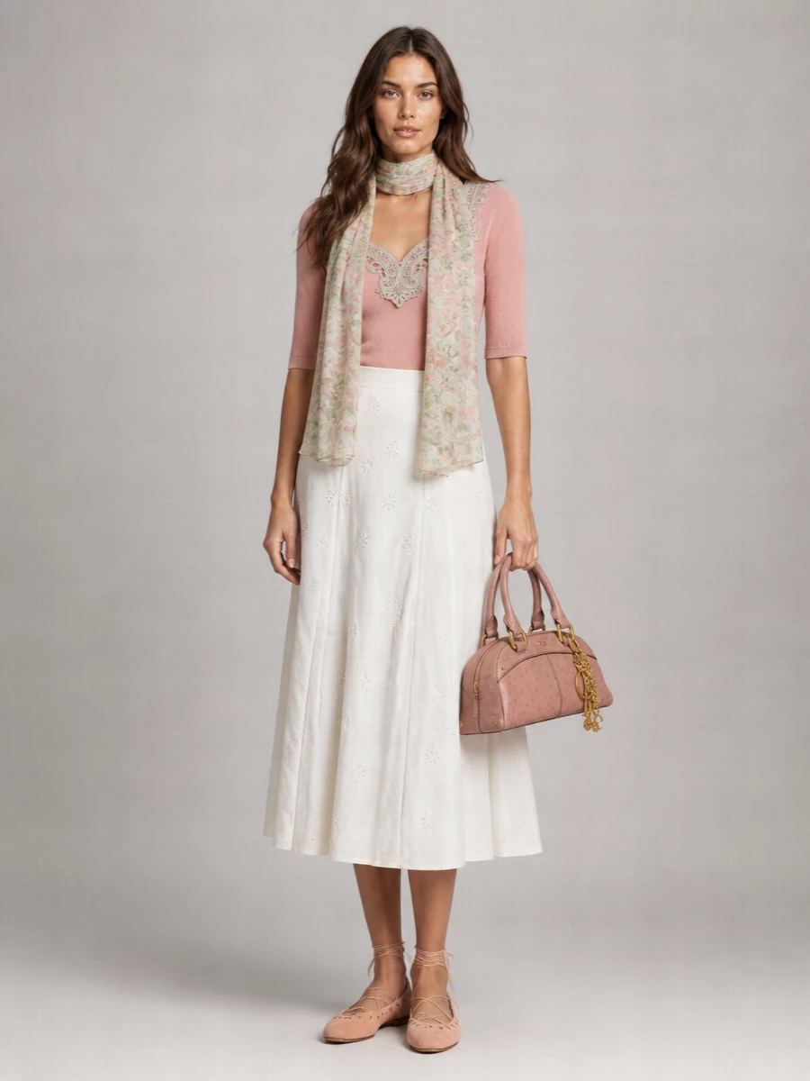 Chloé Fine-Knit Wool T-Shirt