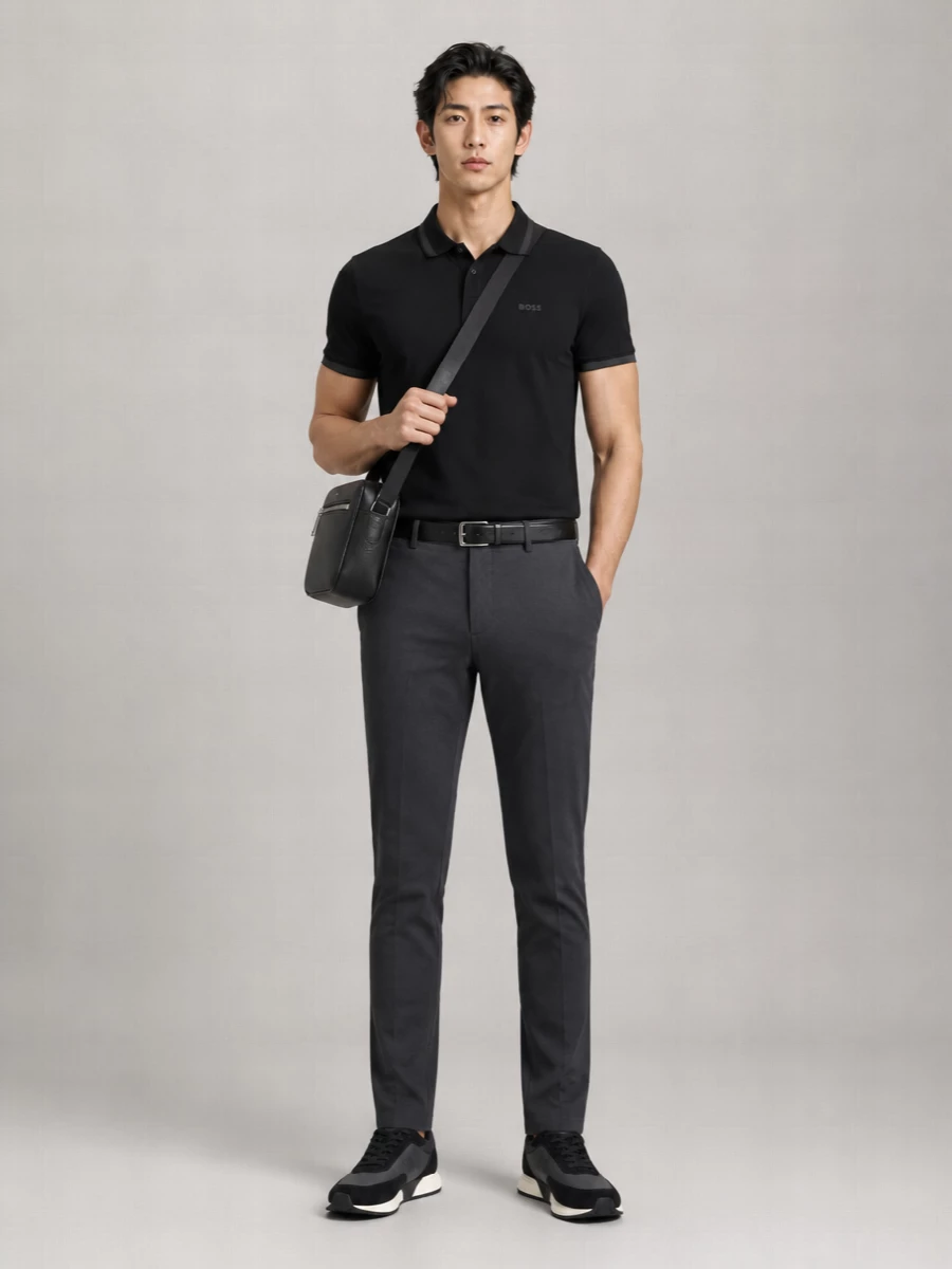 Boss Cotton Piqué Regular-Fit Polo Shirt