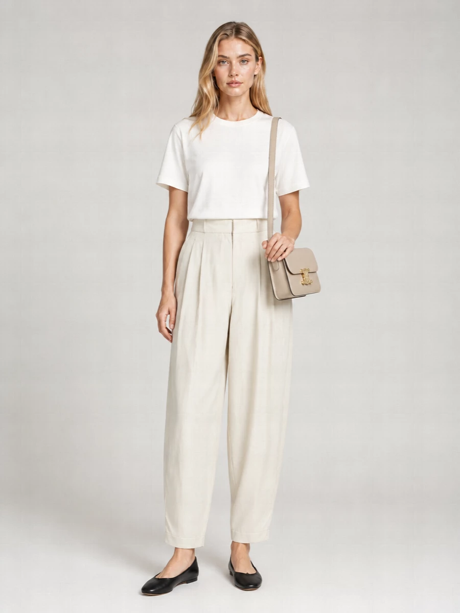 The Row Cotton Chiara Crew Neck Short-Sleeve T-Shirt