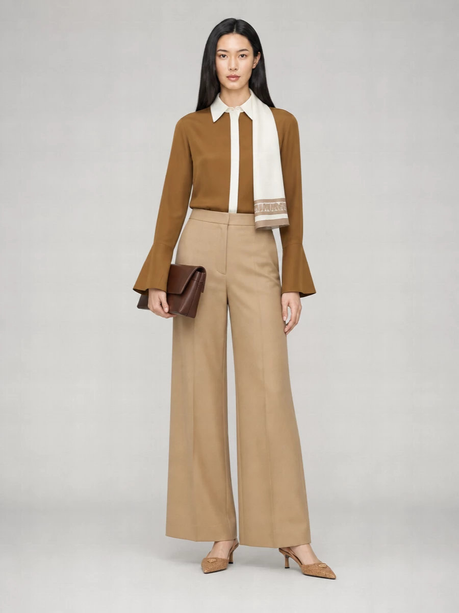 Max Mara Silk Crepe Shirt