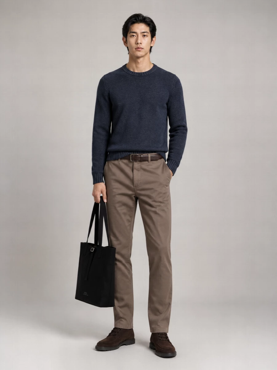 Dondup Low-Rise Chino Trousers