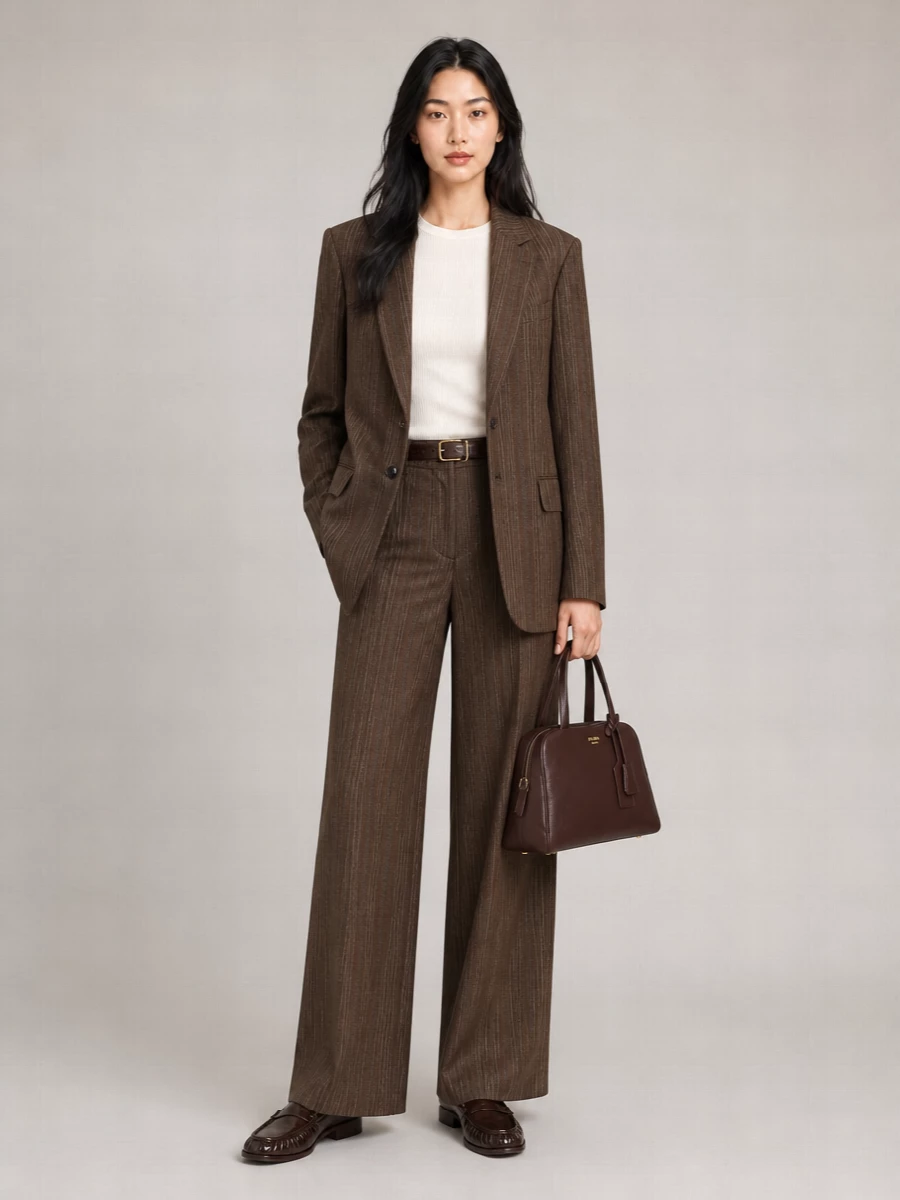 Dries Van Noten wool tailored trousers