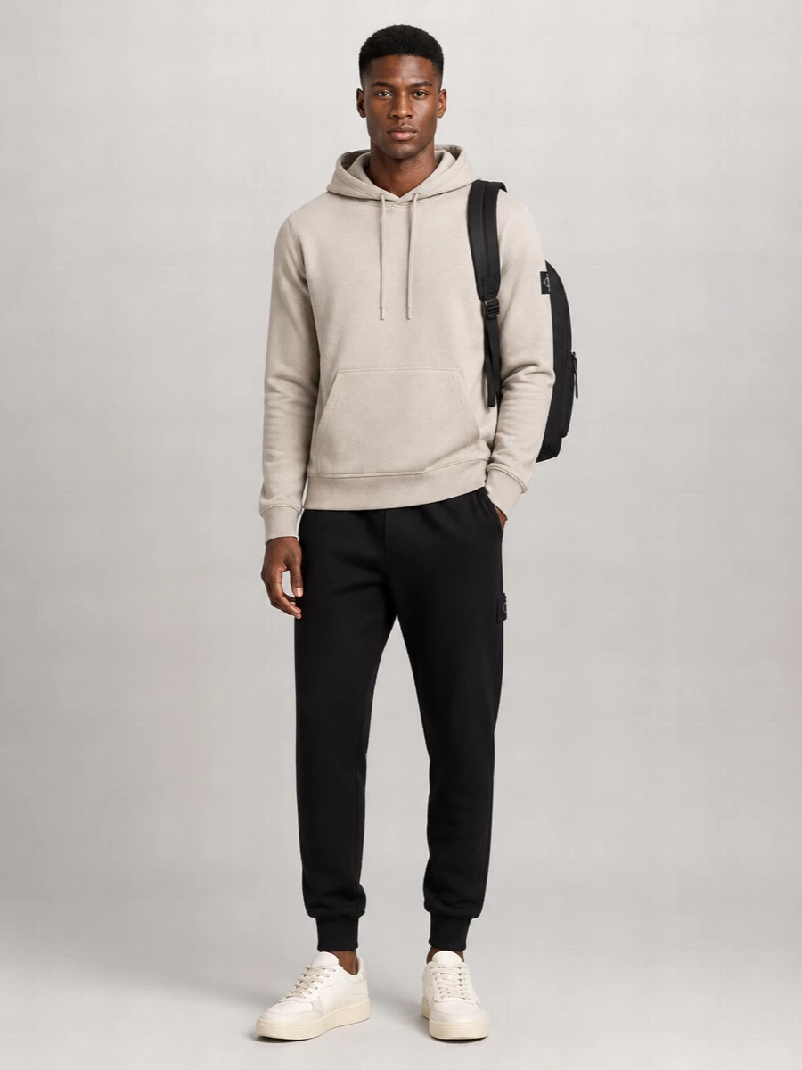 Calvin Klein Leather Lace-Up Sneakers
