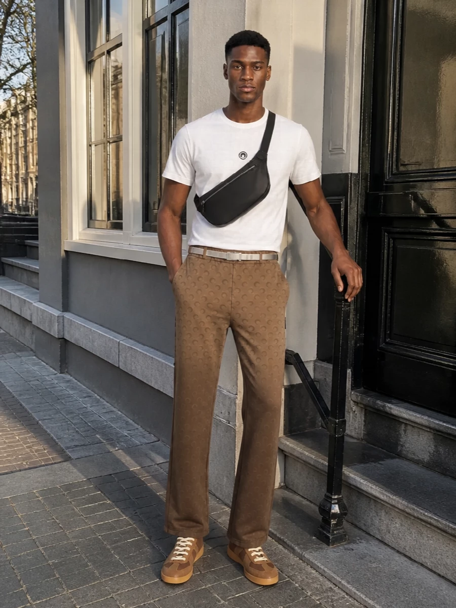 Marine serre moon pants margiela sneakers streetwear