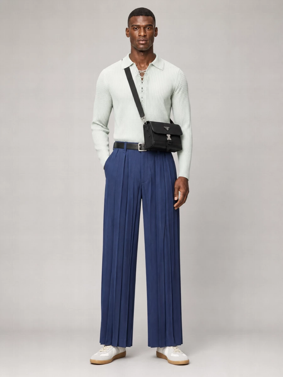 Homme Plisse Issey Miyake Wide-Leg Trousers