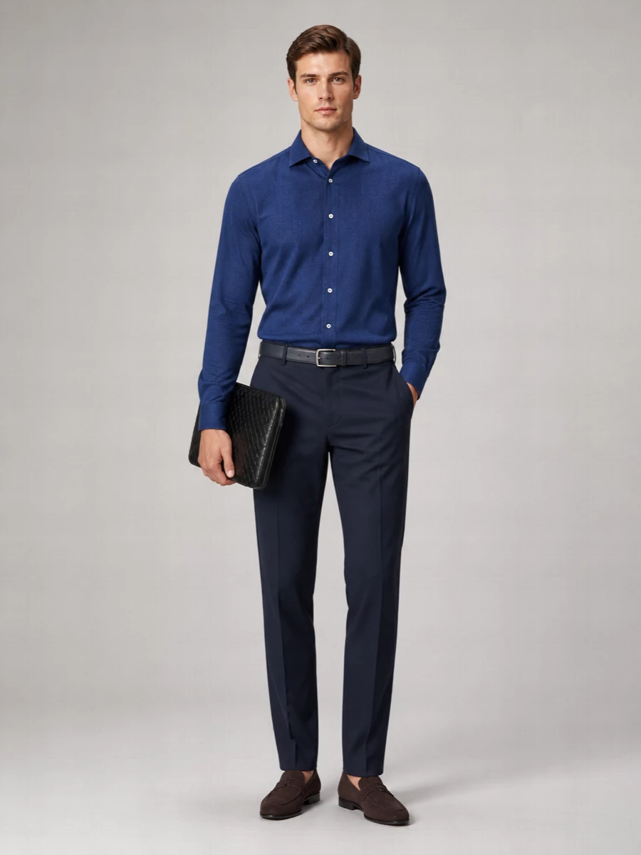 Brunello Cucinelli Herringbone Flannel Shirt