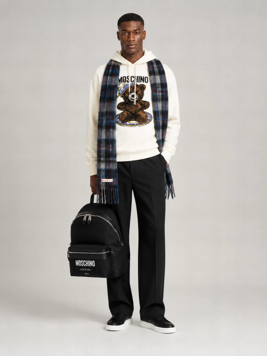 Moschino Wool Hoodie