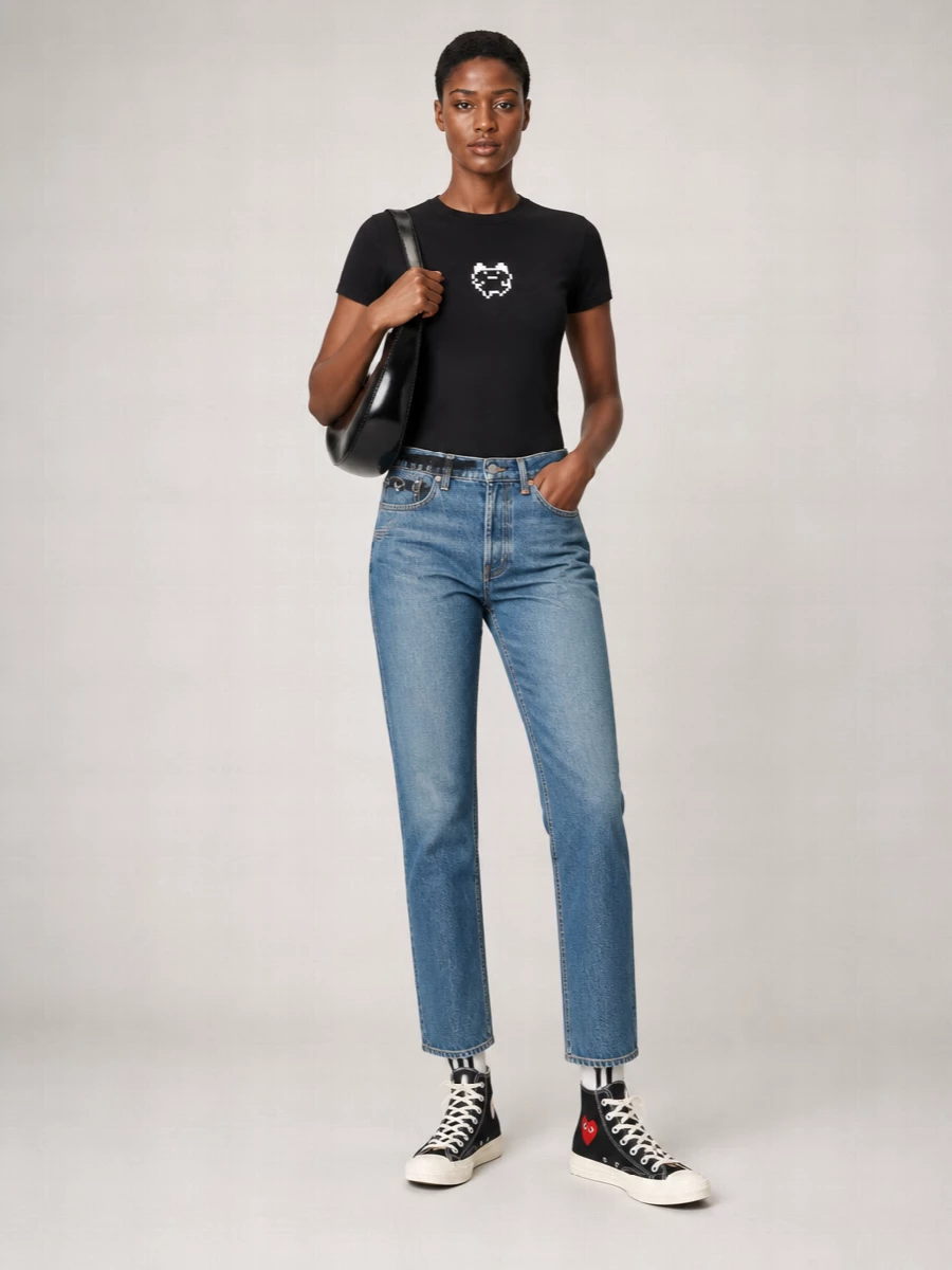 Coperni Organic Cotton Ribbed Short-Sleeve T-Shirt
