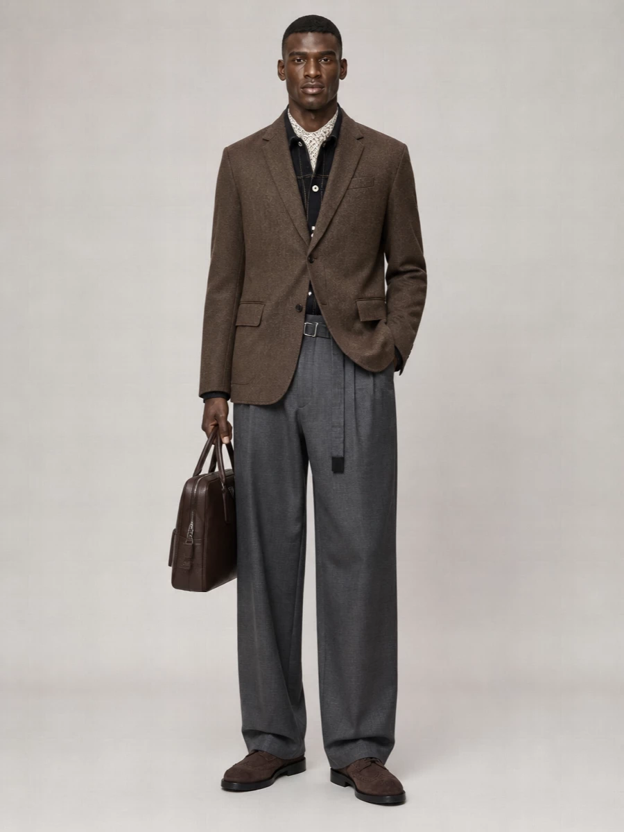 Brunello Cucinelli Silk Double-Sided Patterned Pocket Square