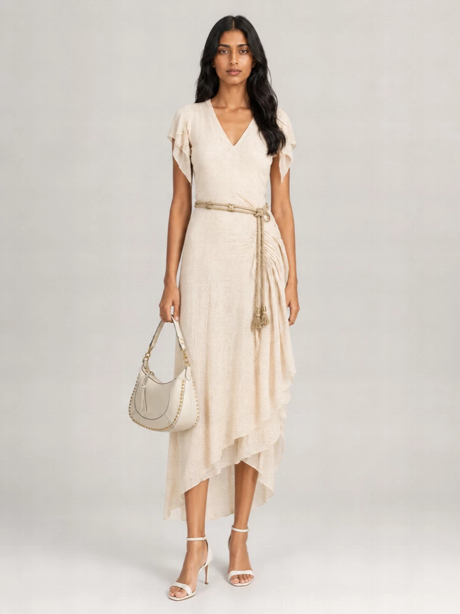Isabel Marant Printed Silk Maxi Dress