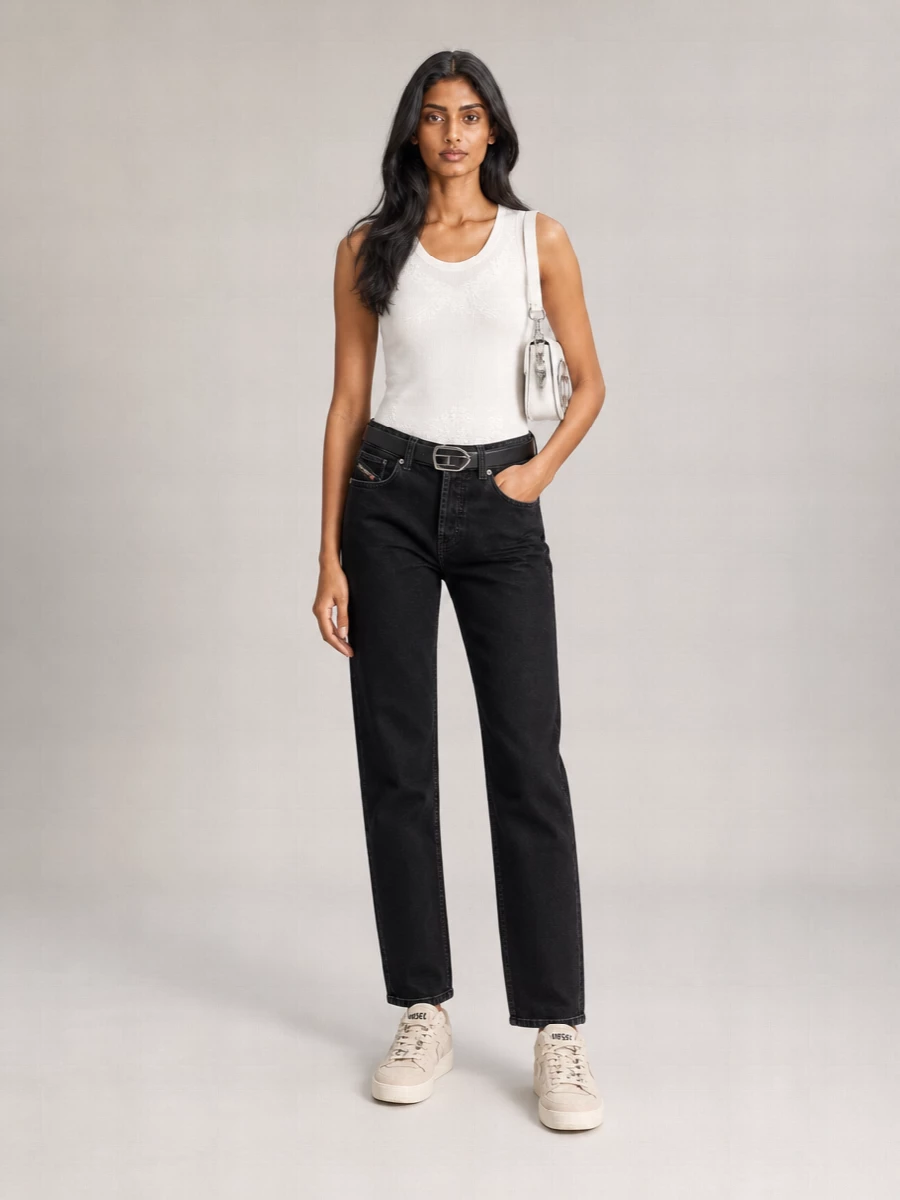 Diesel Ribbed Stretch Tank Top