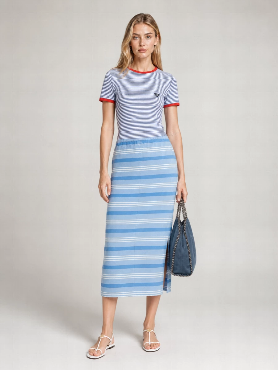 Prada Striped Cotton T-Shirt