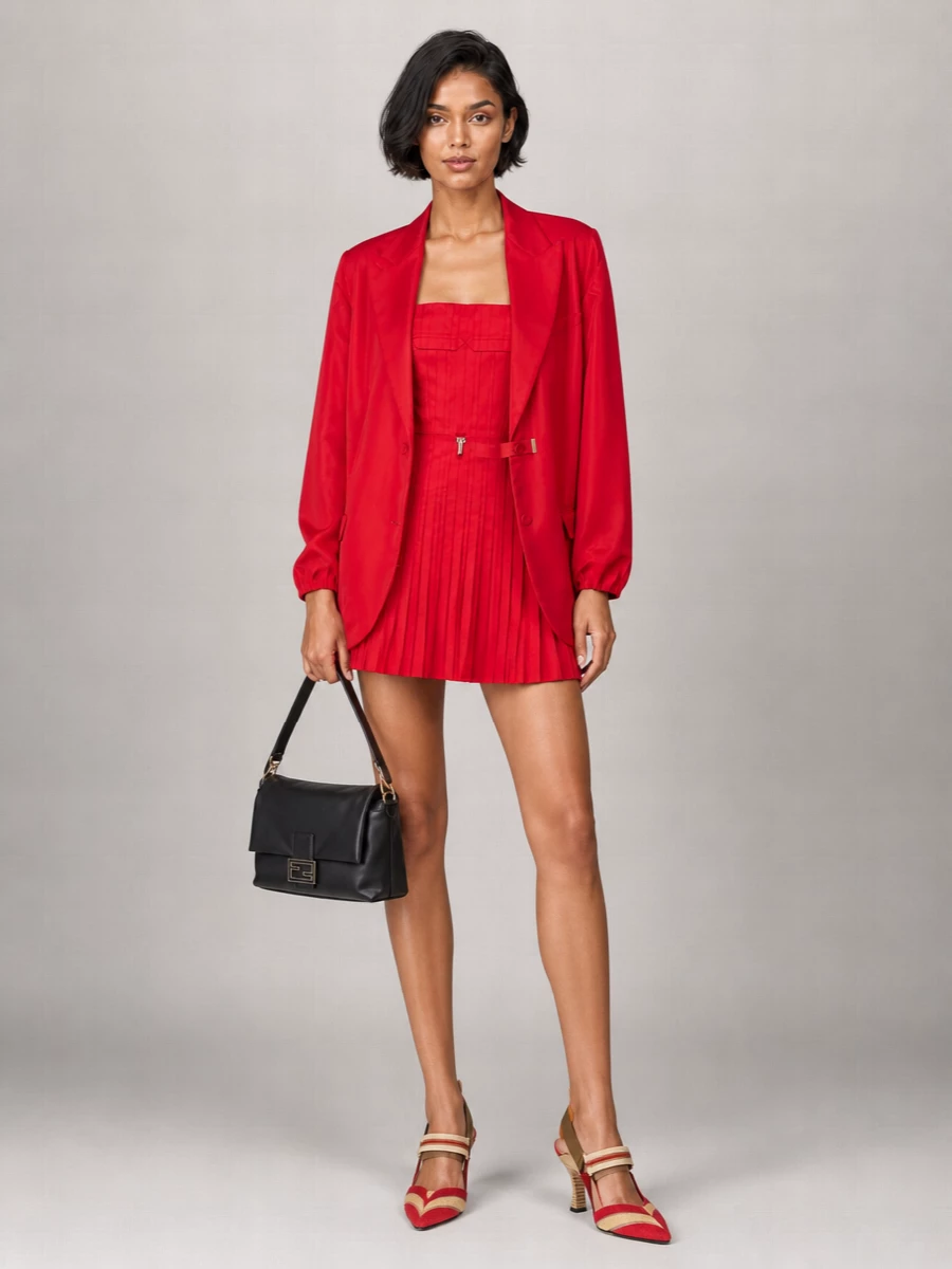Fendi Embroidered Raffia Sandals