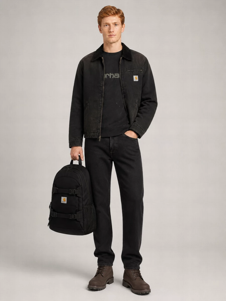Carhartt Wip Denim Single Breasted Coat