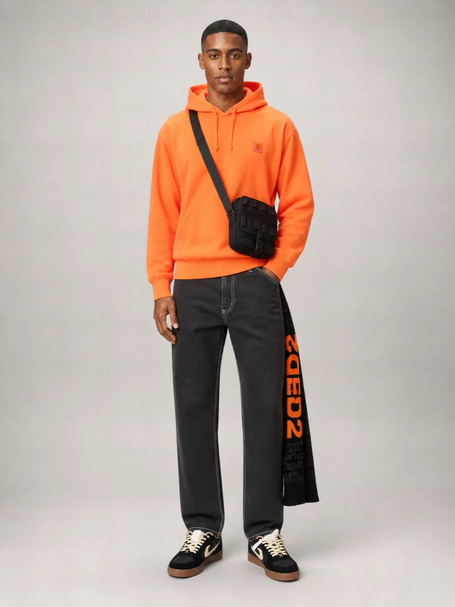 Carhartt Wip Cotton Hooded Sweatshirt