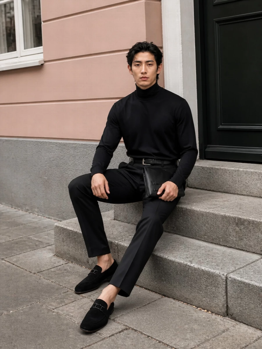 Dolce gabbana black tailored evening outfit