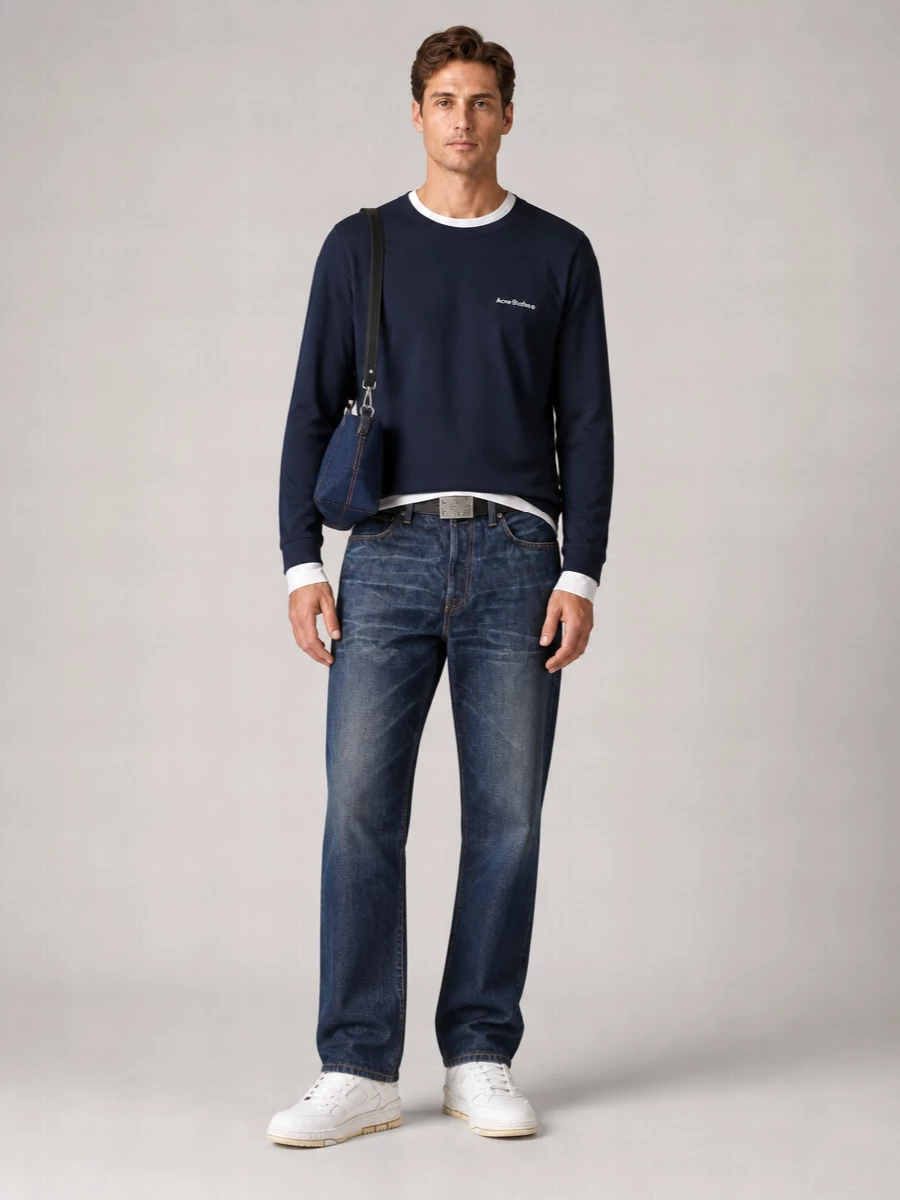 Acne Studios denim straight-leg jeans