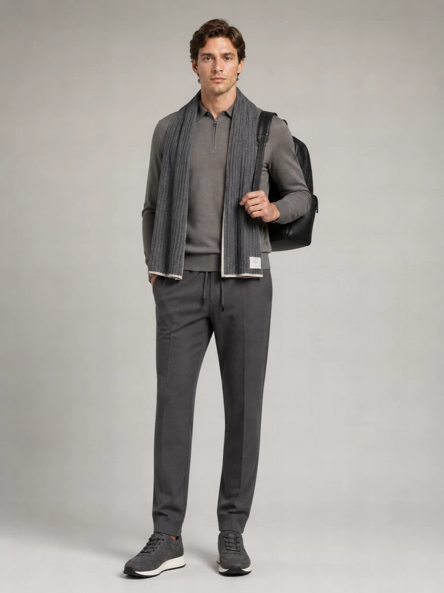 Brioni Wool Straight-Leg Trousers