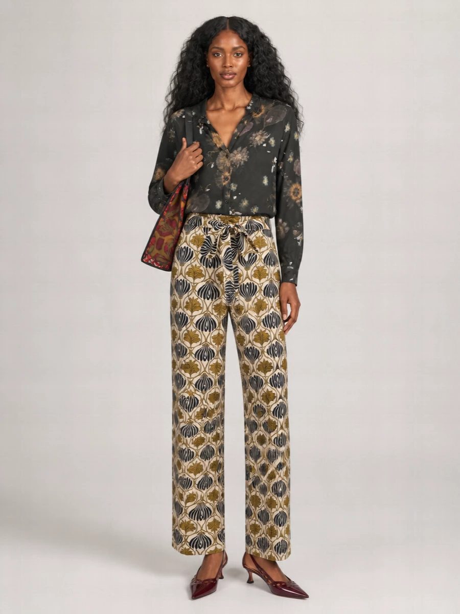 Dries Van Noten Printed Shoulder Bag