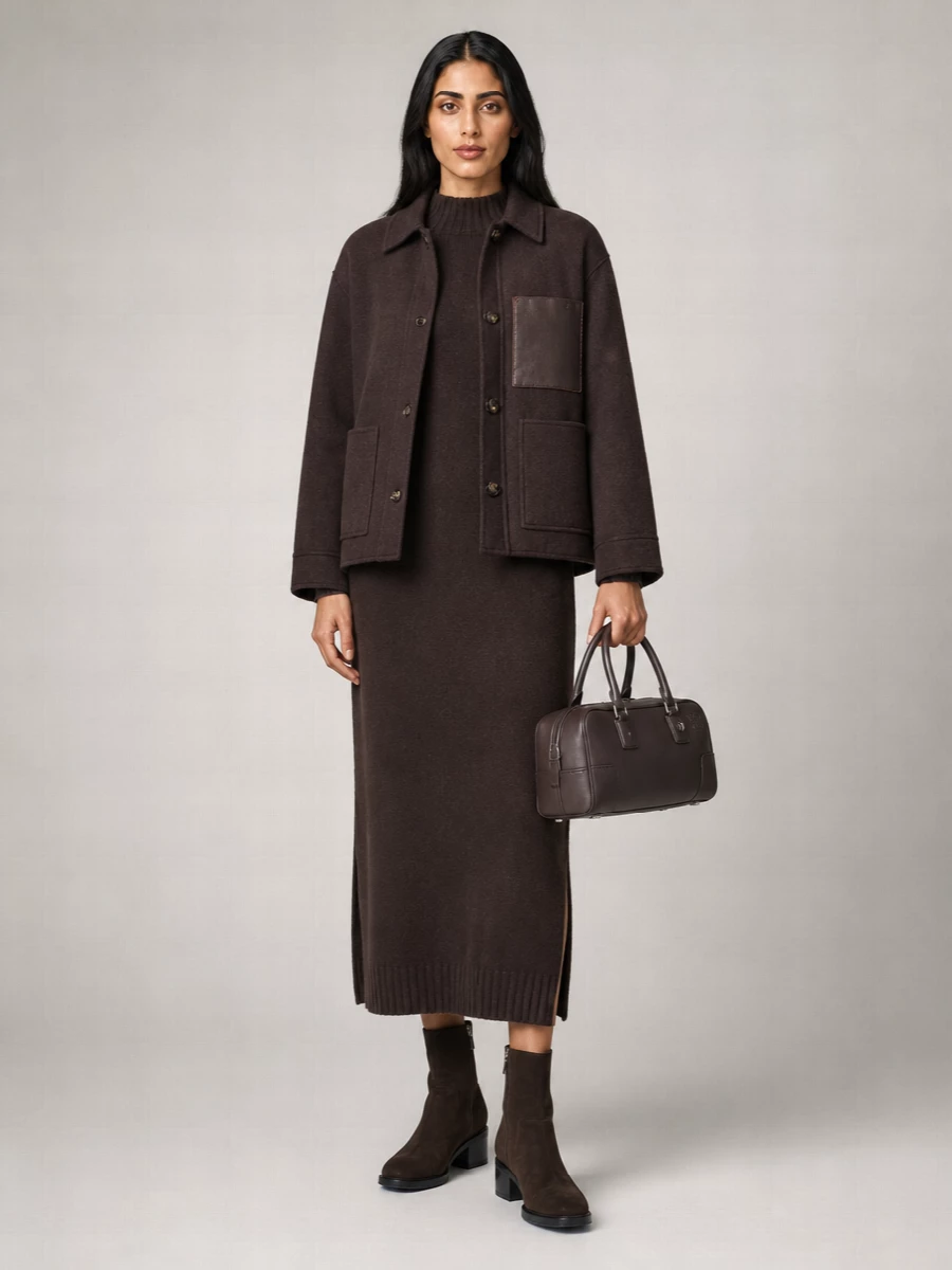 Loewe wool cashmere relaxed-fit jacket